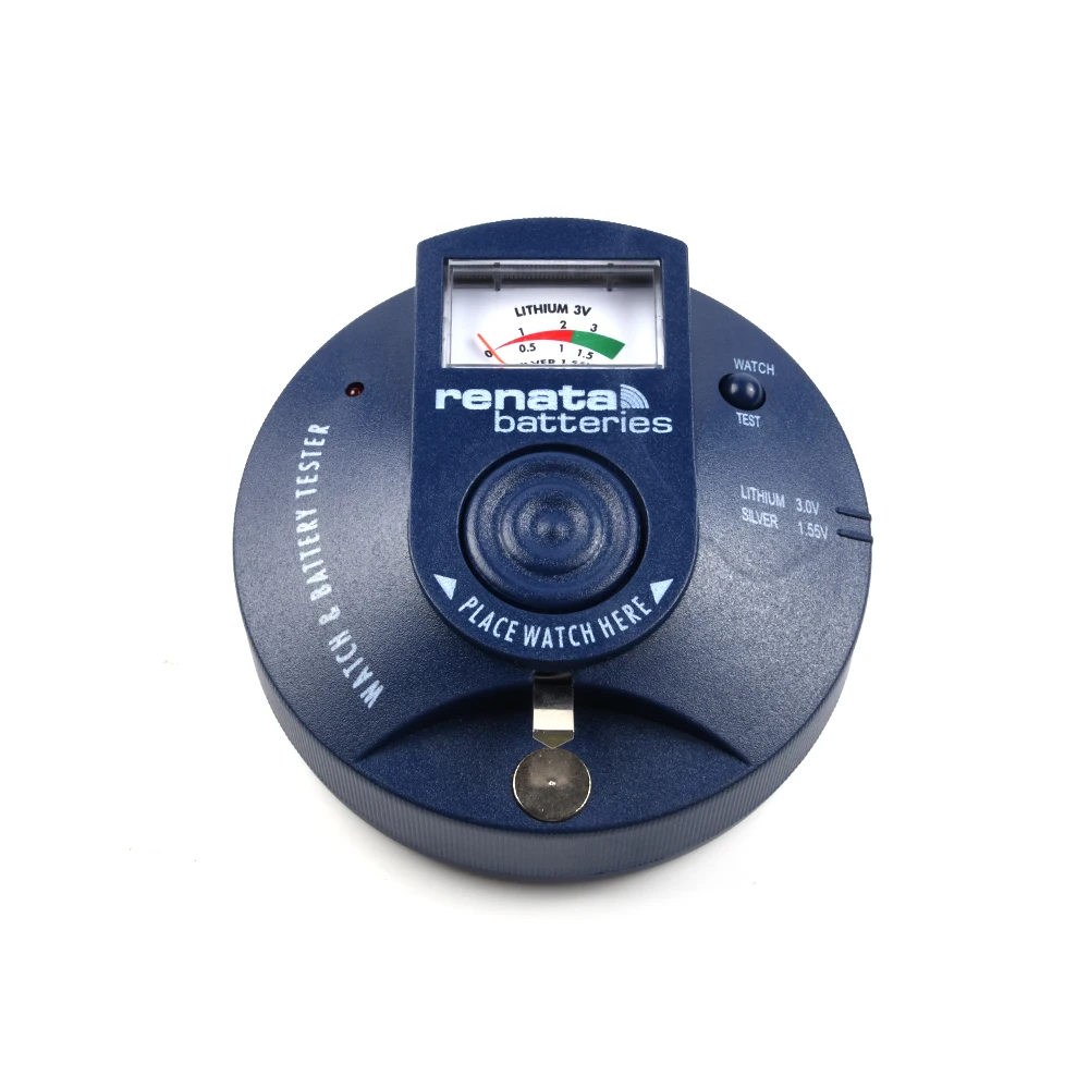High quality watch battery tester used to test 1.55V and 3V batteries for measuring watch quartz movement