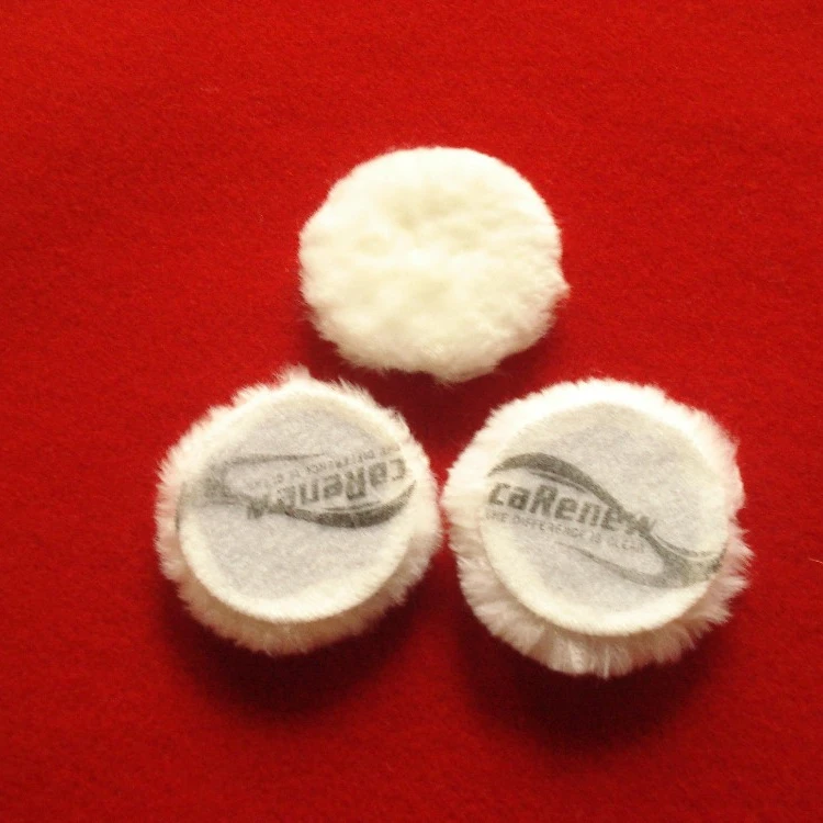 premium 7inch genuine wool polishing buffing car buffing wool pad yellow polishing pad cleaner car polishing pad