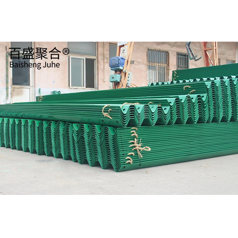 CE Standard AASHTO M180 Hot Dippped Galvanized Q235B Q345B Steel W Beam Thire Beam Highway Guardrail Z Post for Export