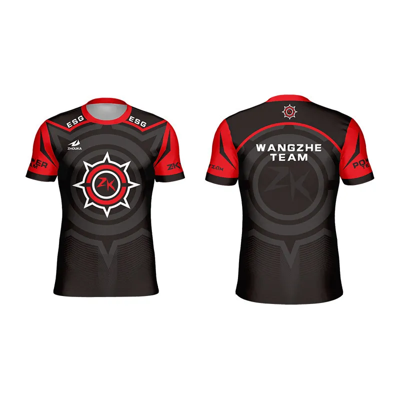 2021Custom Team Logo Printing Esport Jersey Custom Esports Jersey Gaming Jersey Team Shirt