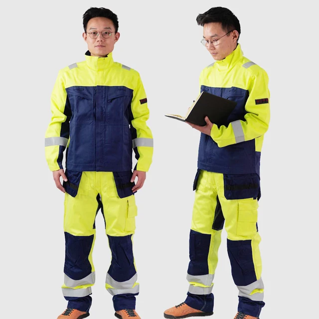 Высококачественная Женская вискозная одежда CVC г/м2, огнестойкая Антистатическая антикислотная куртка для рынка ЕС