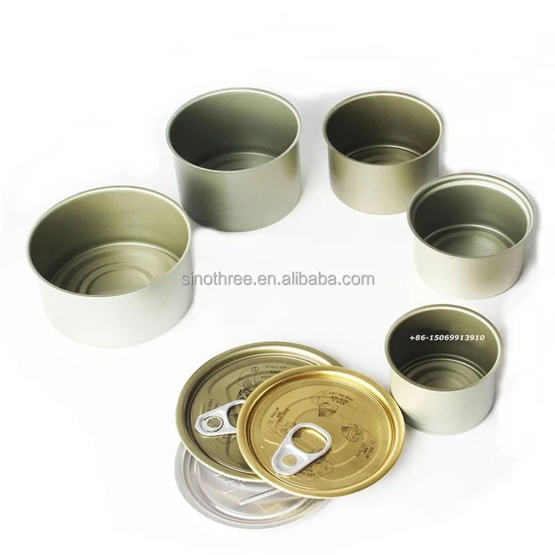 Latas vacas para alimentos Latas de aluminio 2-Piece Can Aluminum Jar Empty Tuna Tin Can Manufacturer