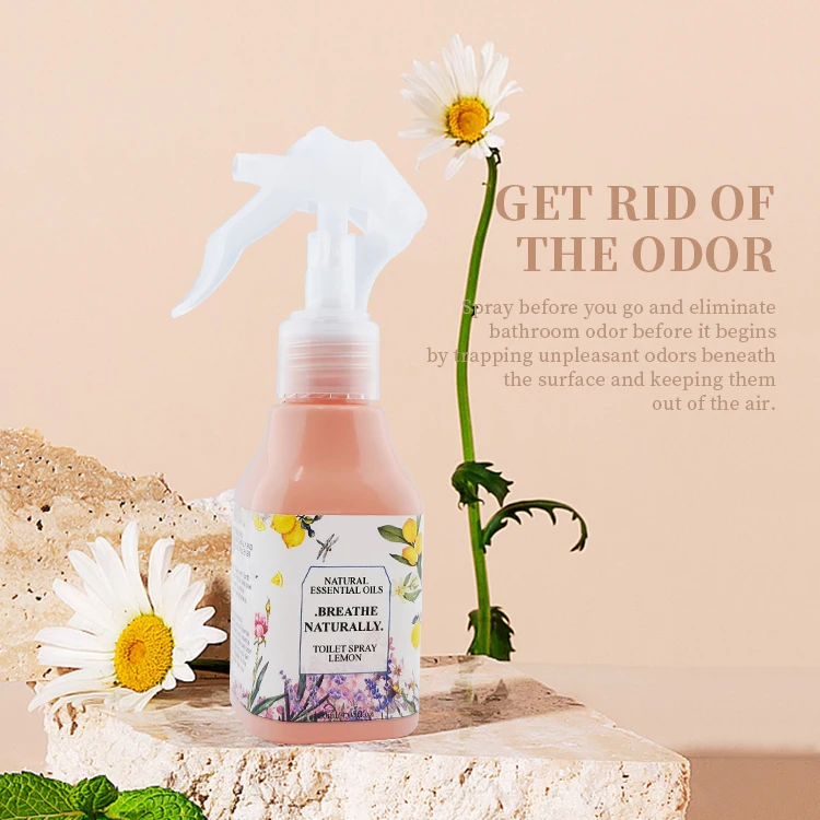 Breathe Naturally odor eliminator spray to get toilet to stop smelling the best toilet deodorizer