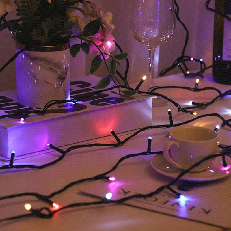 
20m String Light Holiday Outdoor Led Decorative Colorful Using Connectable String Christmas Light 
