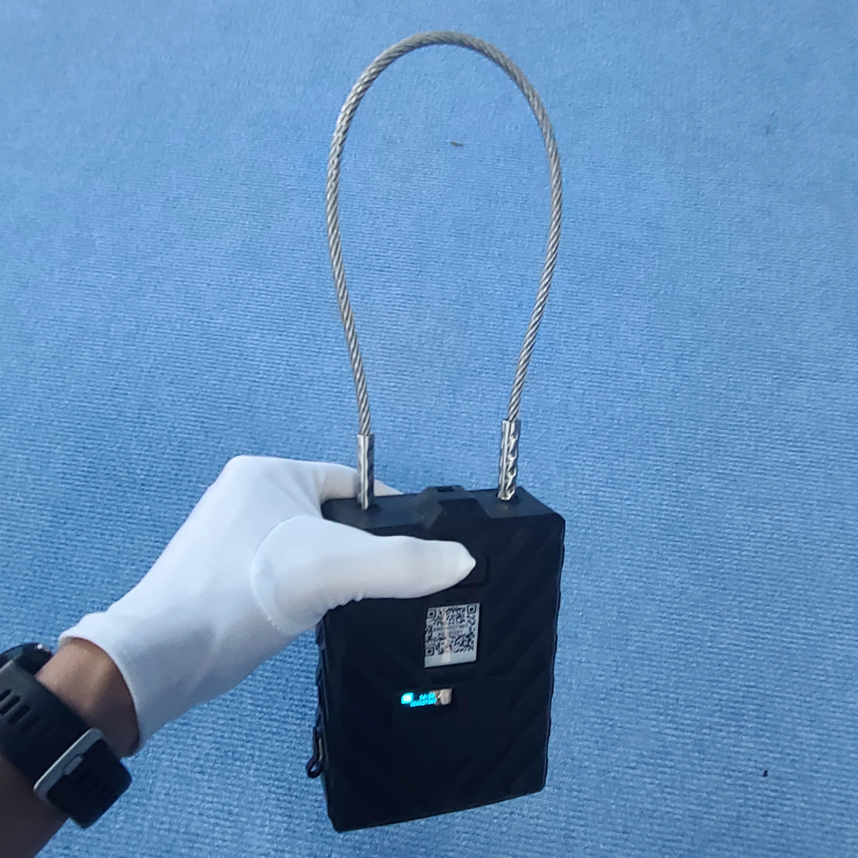 G508 GPS BDS Tracker eseal  Cable Wire Padlock Smart E Lock For Truck Trailer Train Oil Tank Ship Vehicle