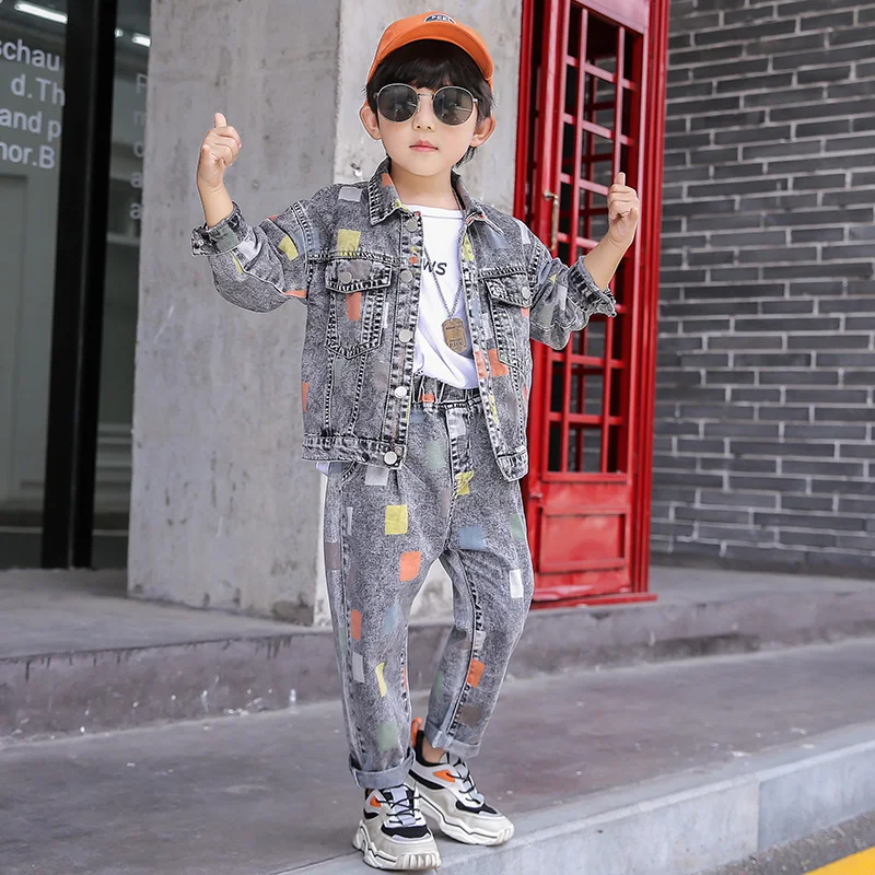 
DRXBNZ2007B415 Autumn New Arrival Children Clothing Set Hip Hop Kids Clothes Set Fashion Design Boys Clothing Set 