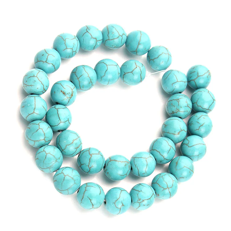 Accessories Round Beads DIY Jewelry Turquoise Beads For Jewelry Making