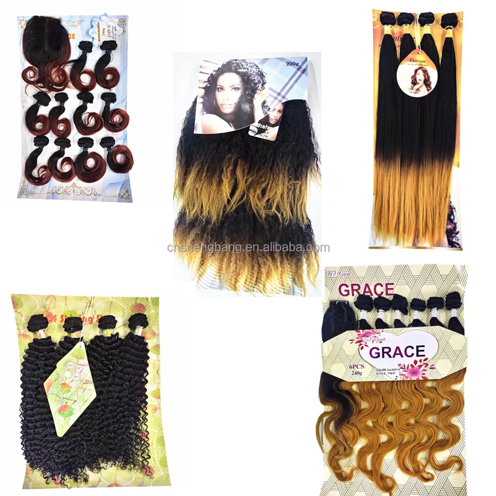 Blended Packet Hair With Closure Jerry Curly SEXYCURL 24\