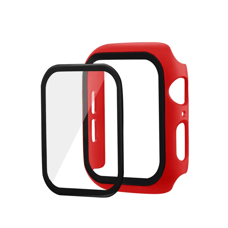  Защитный чехол из закаленного стекла для Apple Watch Series 6 3D iWatch 5 SE 38 40 42 44