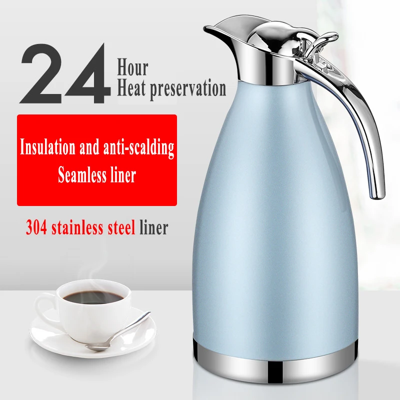 
Wholesale customizable high quality 1.5L 2.0L double wall vacuum stainless steel thermos flask with removable lid 