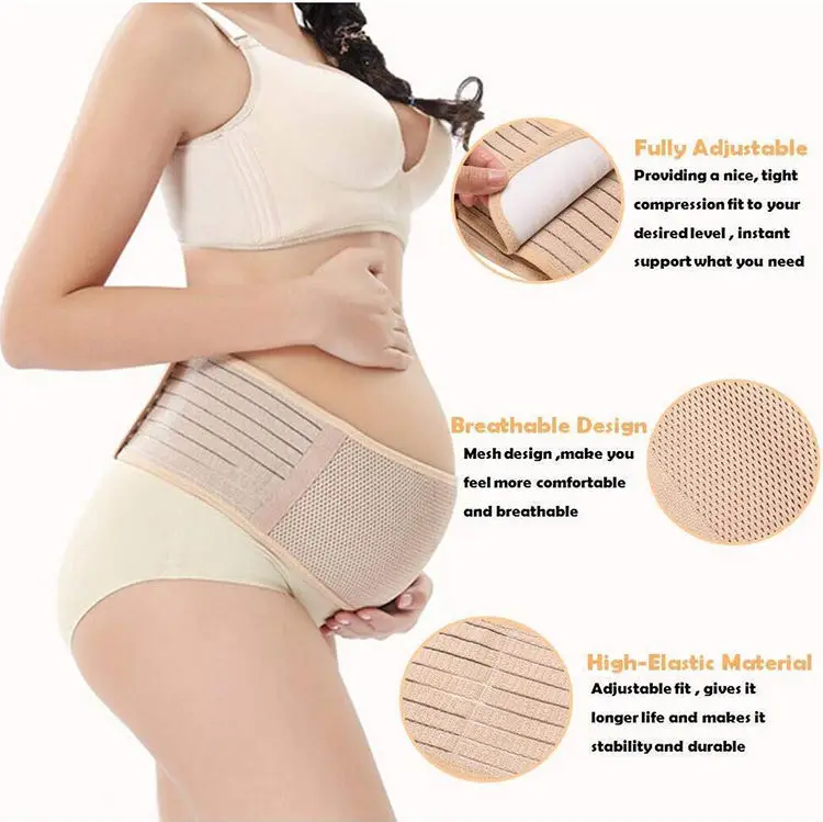 Maternity Belt Breathable Abdominal Binder Pregnancy Back Support Belly Belt