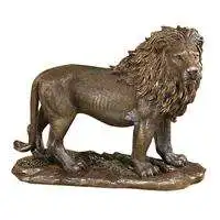 Hot popular outdoor decoration cast bronze lion statue life size decor metal art animal sculpture
