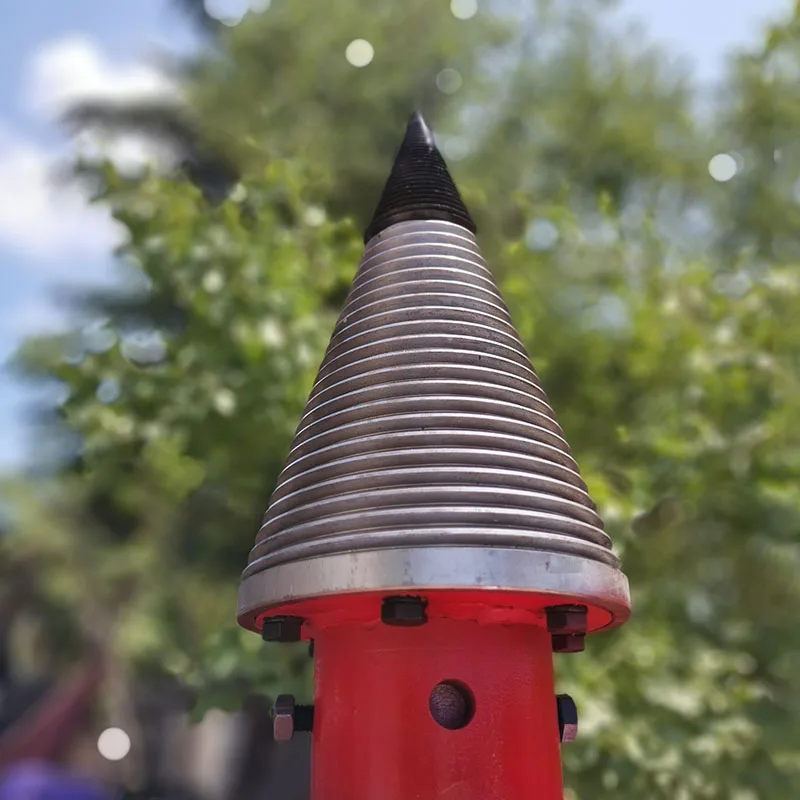 Factory Customized Hydraulic Screw Cone Log Splitter for Excavator Skid Steer Backhoe Loader