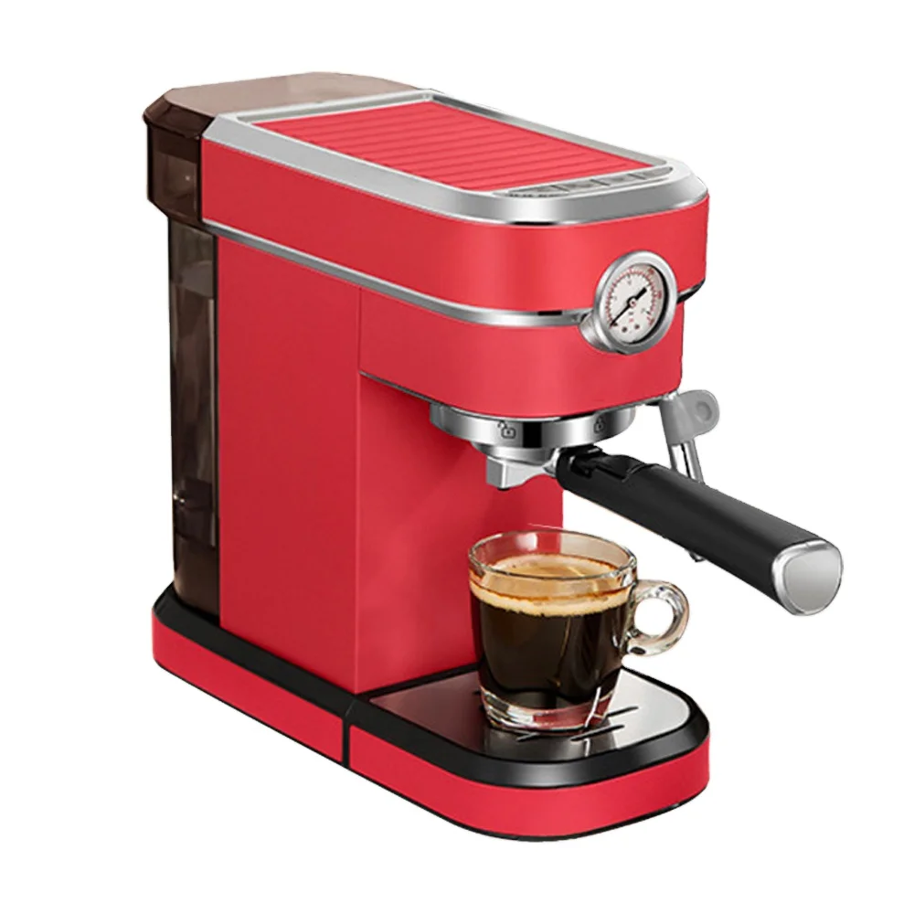
ETRICOOK New Design Red Color Professional Automatic Coffee Maker Machine with Smart Touch 