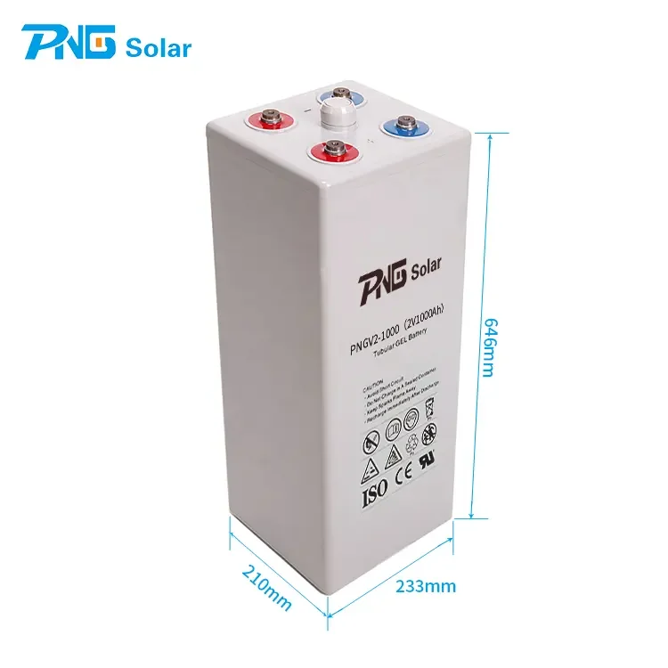 PNG 2V 800ah 1000ah  Alve Regulated Lead Acid Battery Opzv Battery in Chinese Stock