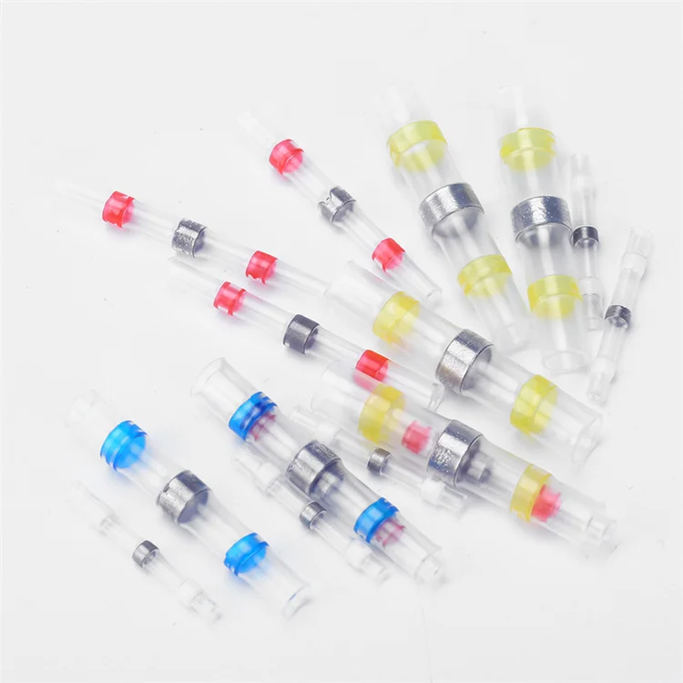 22-18AWG Solder Seal Heat Shrink Butt Connectors Terminals Solder Seal Wire Connector Solder Sleeve