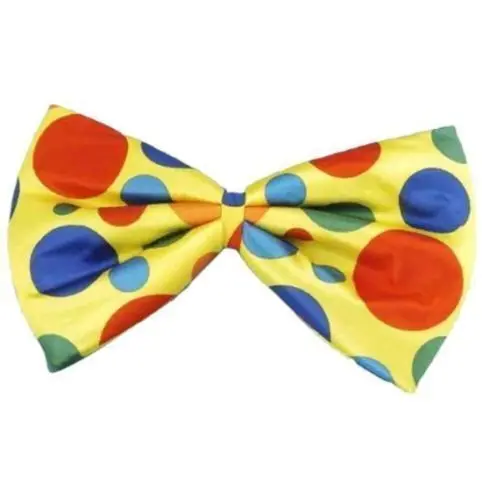 Clown Circus Fancy Dress Costume Suspenders Bow Tie  Rainbow Halloween supplies