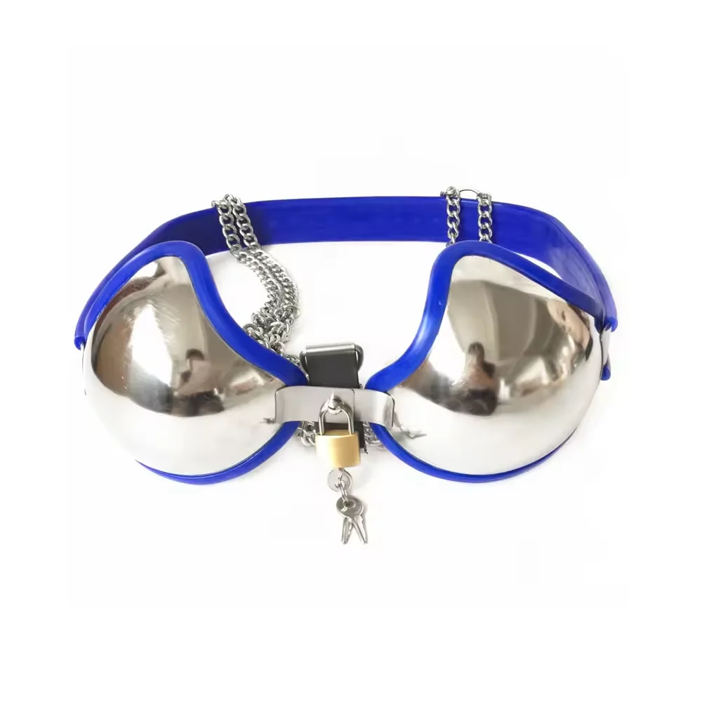 Sexy Bra Lingerie Stainless Steel Chastity Bra for Women Female Bra Cage Restraint Breast Cover
