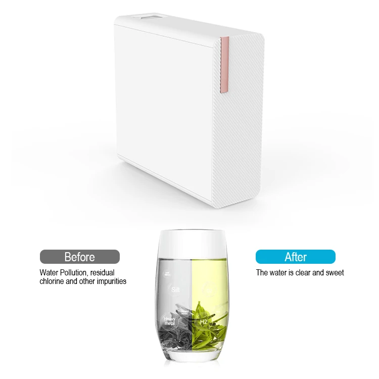 Wholesale 5 stages filters 600G domestic kitchen tankless under sink ro water purifier