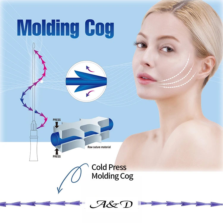 
wholesale korea pdo tornado screw thread korea pdo threads27g 50mm ce approved pdo thread needle made in korea 