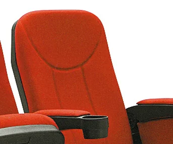 Double seater movie recliner cinema hall seat  folded movable chairs church auditorium theater chair