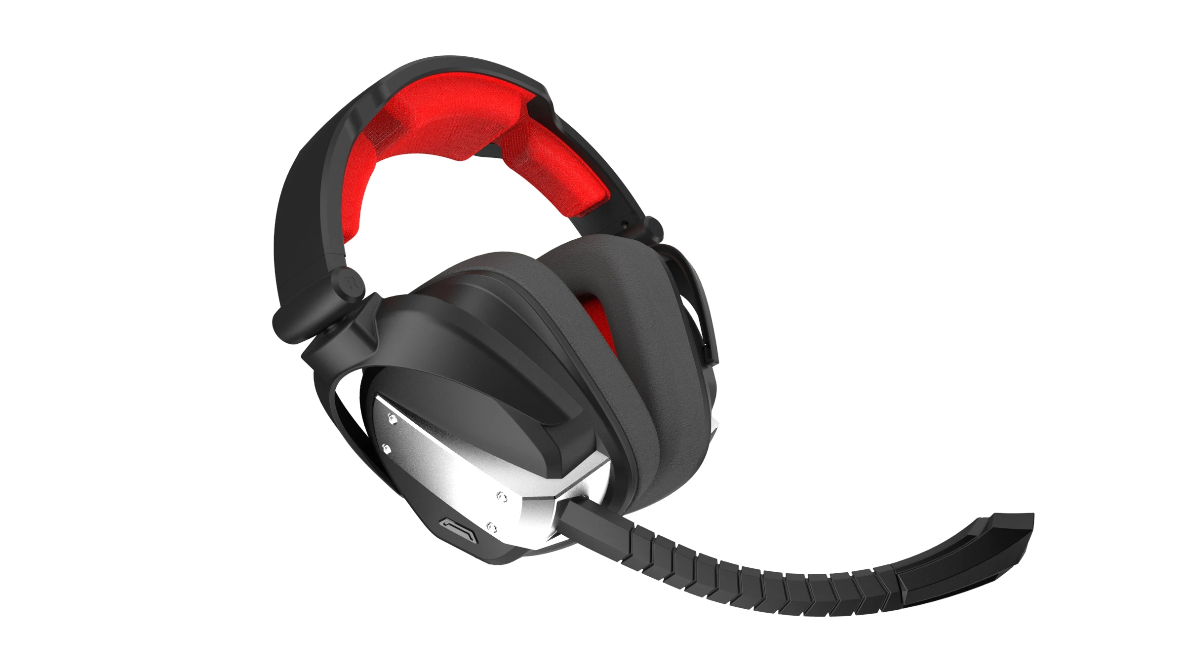 2.4G Wireless USB Headset for Nintendo Switch,PS4,PS4 Slim and PC, Deep Bass and Rotating Metal Ear Cups