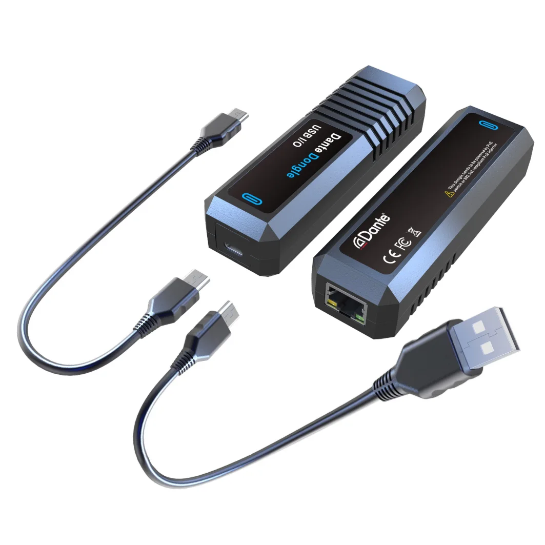 2 0 USB IO адаптер usb аудио интерфейс для ПК студии записи сигнал и Dante преобразования сигнала