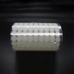 factory custom hook and loop tape heavy duty adhesive black white dots