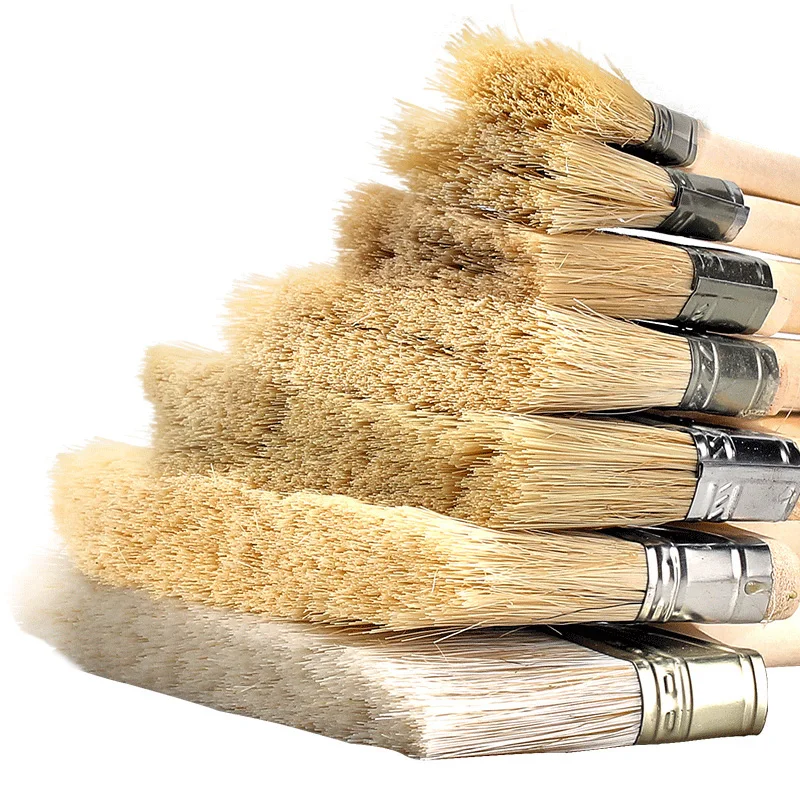 MeiKeLa Decorative tools Paint brushes Wood paint brushes of different sizes for walls