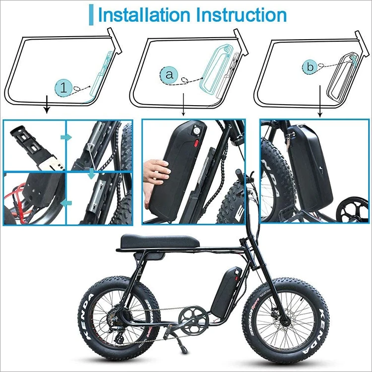 Factory Sale 24v 36v 48v 17.4ah lithium battery pack 72v 40ah battery  ebike battery 5000w