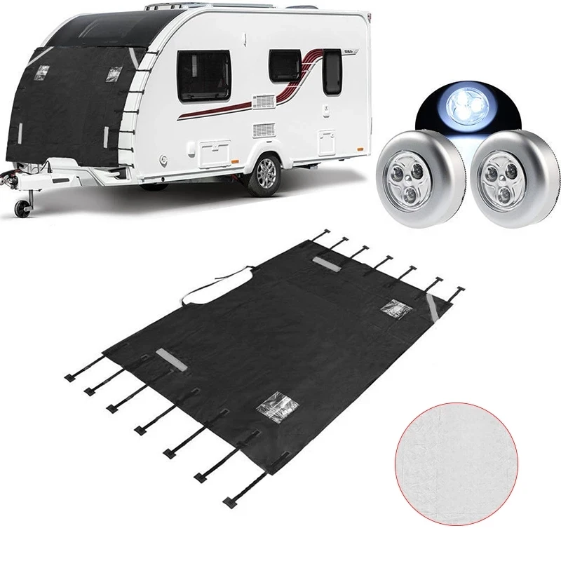 210D Trailer Caravan Towing Cover Protector Waterproof Motorhome Covers Towing exterior accessories other rv parts & accessories