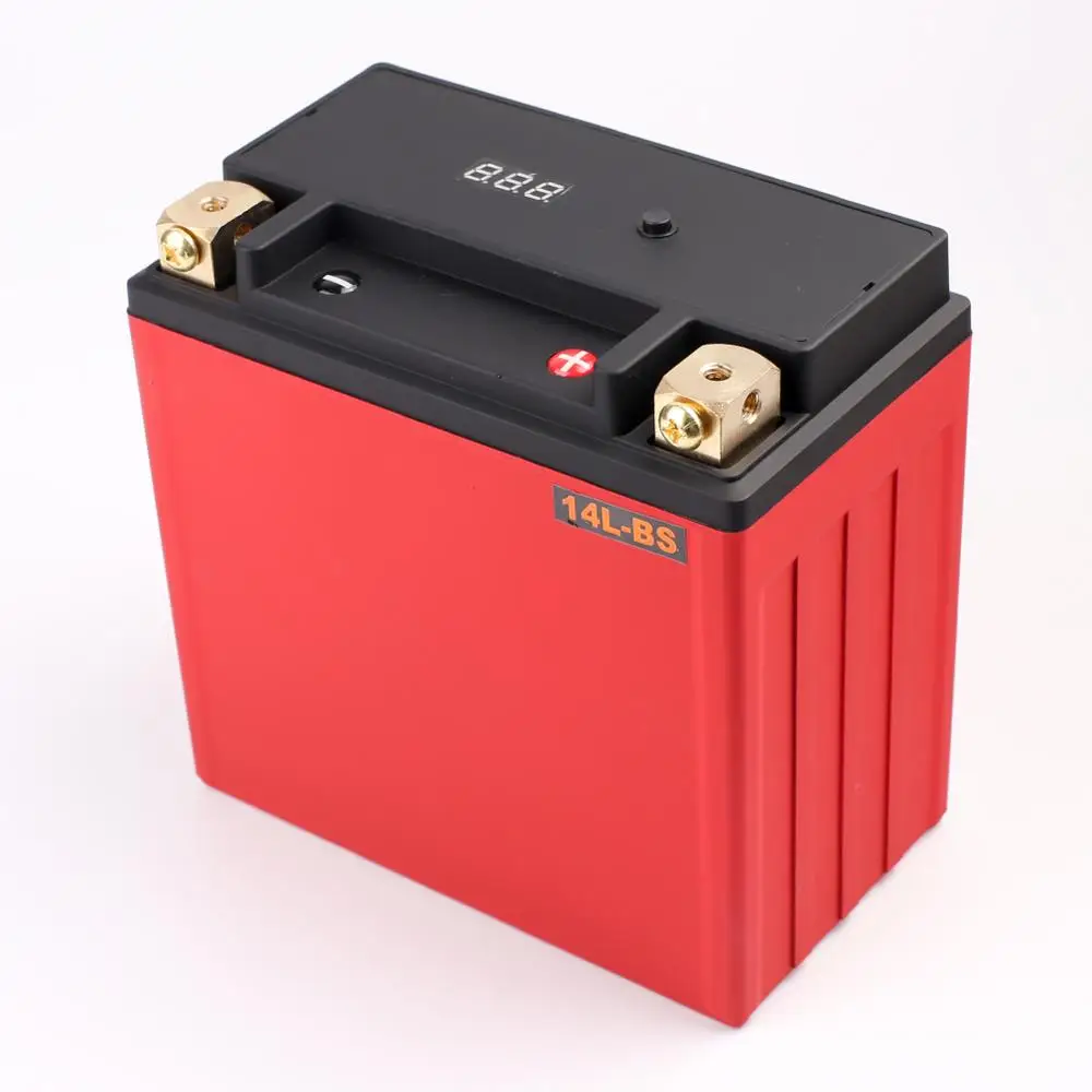 Factory Direct Sale Lightweight High Quality 12V Lithium Iron Motorcycle Battery