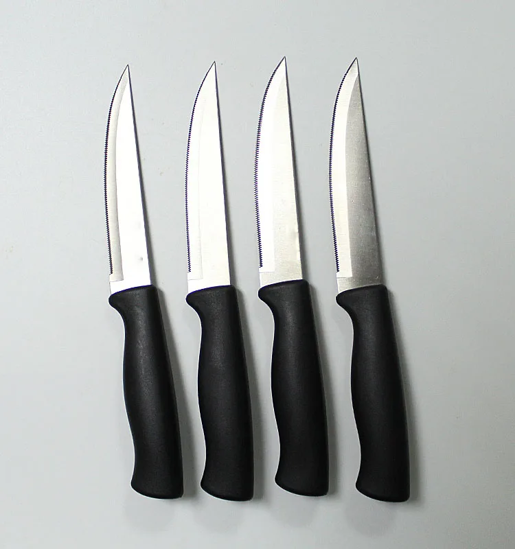High quality kitchen knife custom Classic Serrated 6 inch Steak Knife set