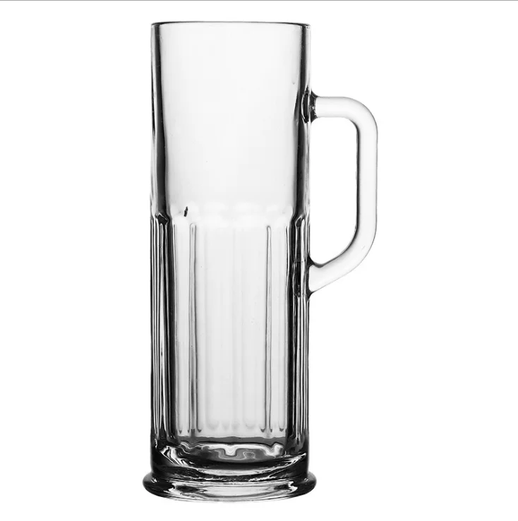JHROC07 Hotsale New Design Tall Creative 1000ml Large Clear Glass Beer Glass juicer cup
