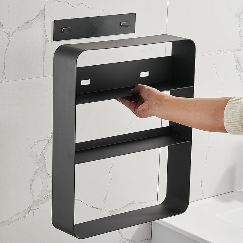 Bathroom Products 2022 bathroom shelf toilet organizer bathroom organizer towel holder shelf Display Racks Storage Holders&amp