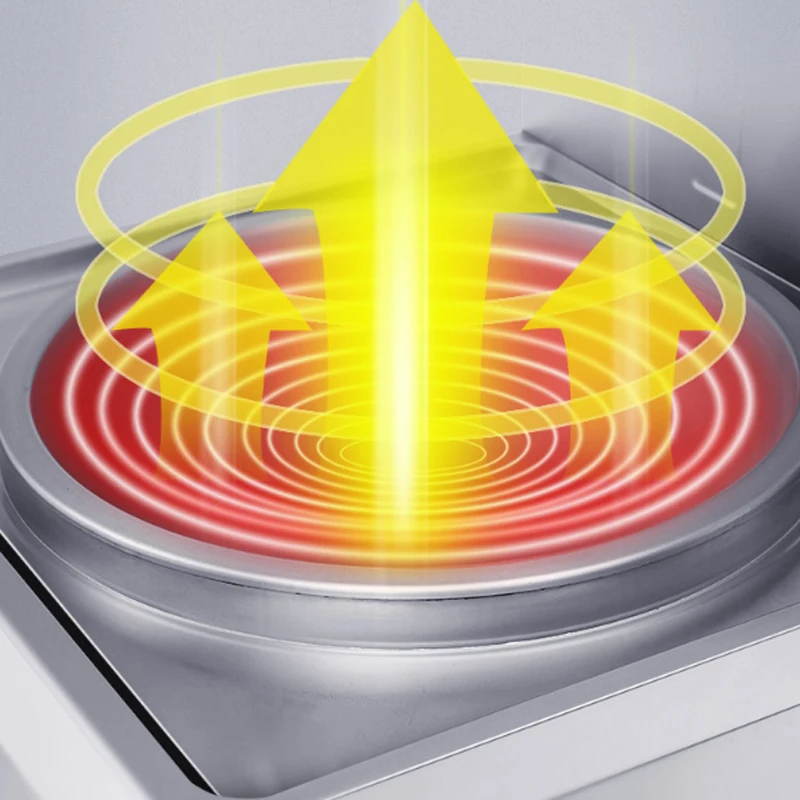 
commercial stainless steel electric single fry electromagnetic induction stove good quality low price 