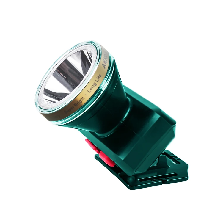 AKKO STAR LED Mining head lamp 1W Outdoor camp bright Headlight rechargeable Head Torch Lamp