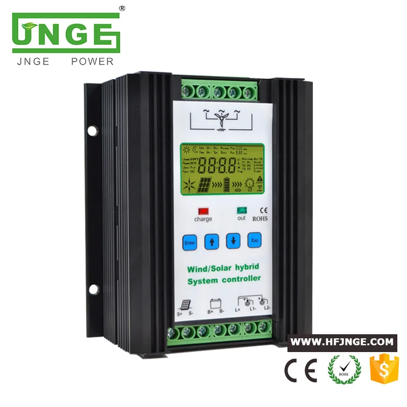 500w Three Phase AC  Wind Turbine Controller Hybrid Wind Solar Charge Controller 500w Solar