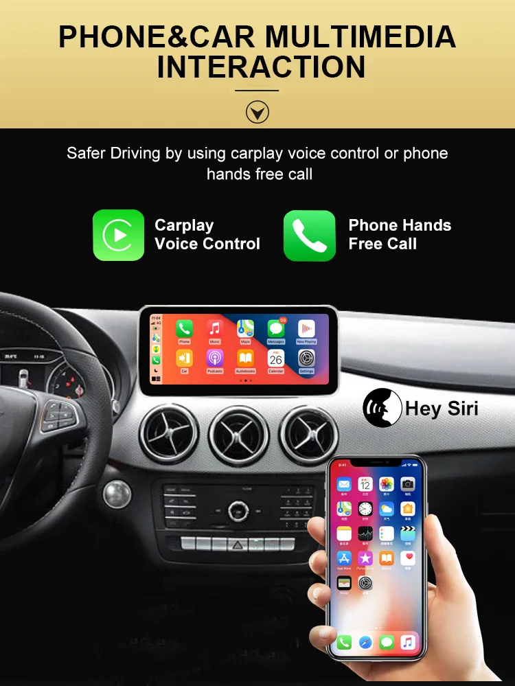 12.3inch 4+64g 8 CORE Android 10 IPS touch screen 1920x 720 wireless carplay radio BT GPS WIFI for Benz GLK Class X204 2008-2015