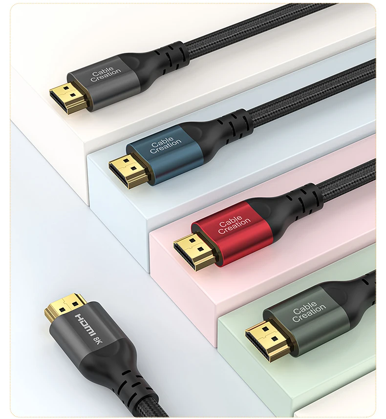 Оптовая продажа Oem 1 м 2 3 HDMI2.1 до кабель 48Gpbps 8K60Hz 4K120Hz 8K