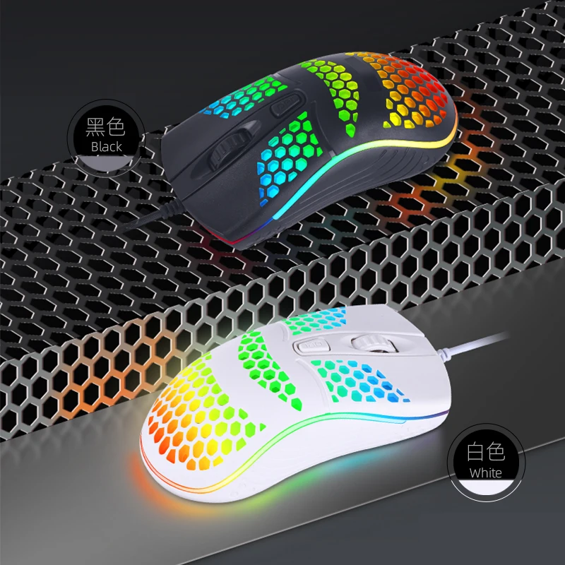 Wholesale M20 Wired Gaming Mouse 3600dpi Rgb Backlight LED Custom Gaming Mouse