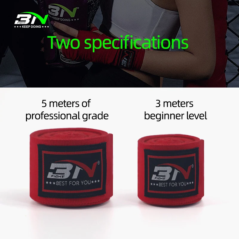 Boxing bandage exercise adult children 3m 5m hand bandage sweat absorption exercise fight Muay Thai