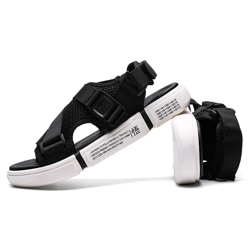 
2020 Wholesale Summer new style Comfortable Mens Fashion Breathable Mesh Beach Slippers shoes Sandals 