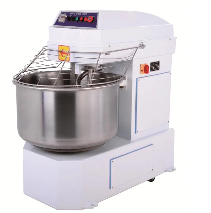 Commercial Bakery Bread Making Machine Dough Kneader 50kg Flour Spiral Dough Mixer