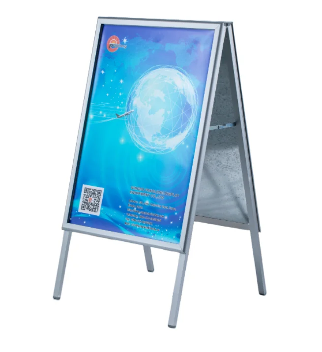 Waterproof A Frame A1 A2 Double Sided Snap Frame Pavement Sign A Board Sign