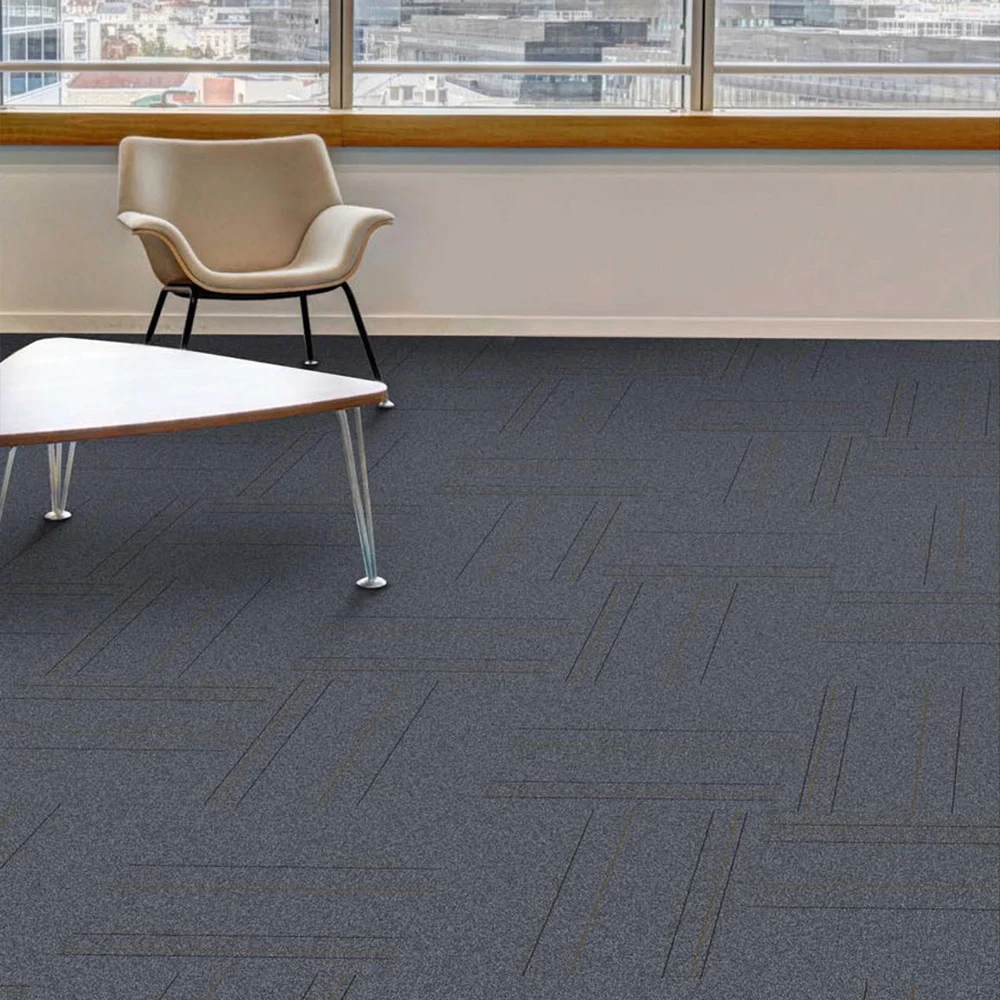 60x60 напольная плитка для тренажерного зала ковровая с нетканым войлоком Подушка на спине резиновая Водонепроницаемая