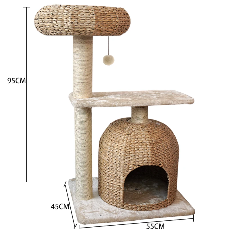 Durable Eco-friendly Happy Pet Cat Tree House