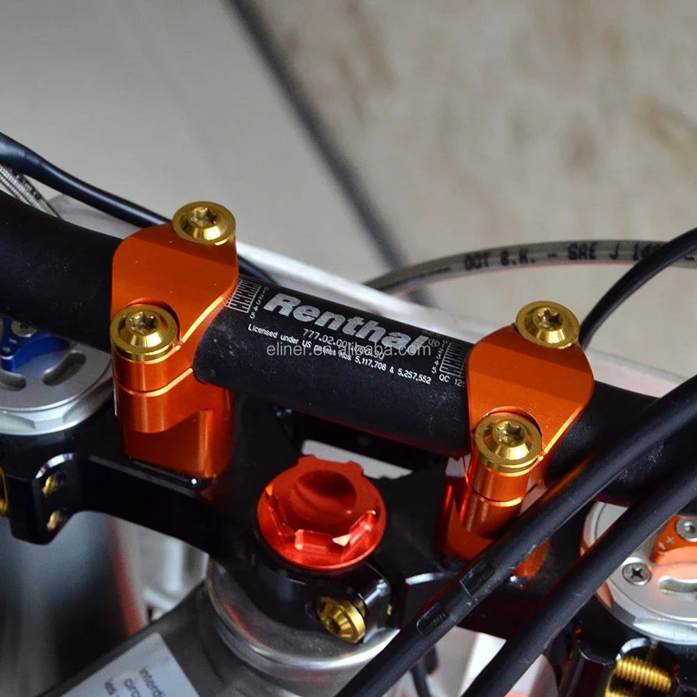 Bolts Screws Top Cover Clamp Brake Caliper Fork stainless Steel Chamfered Hexagon Beveled Flat Round Head Internal Hexagon Screw