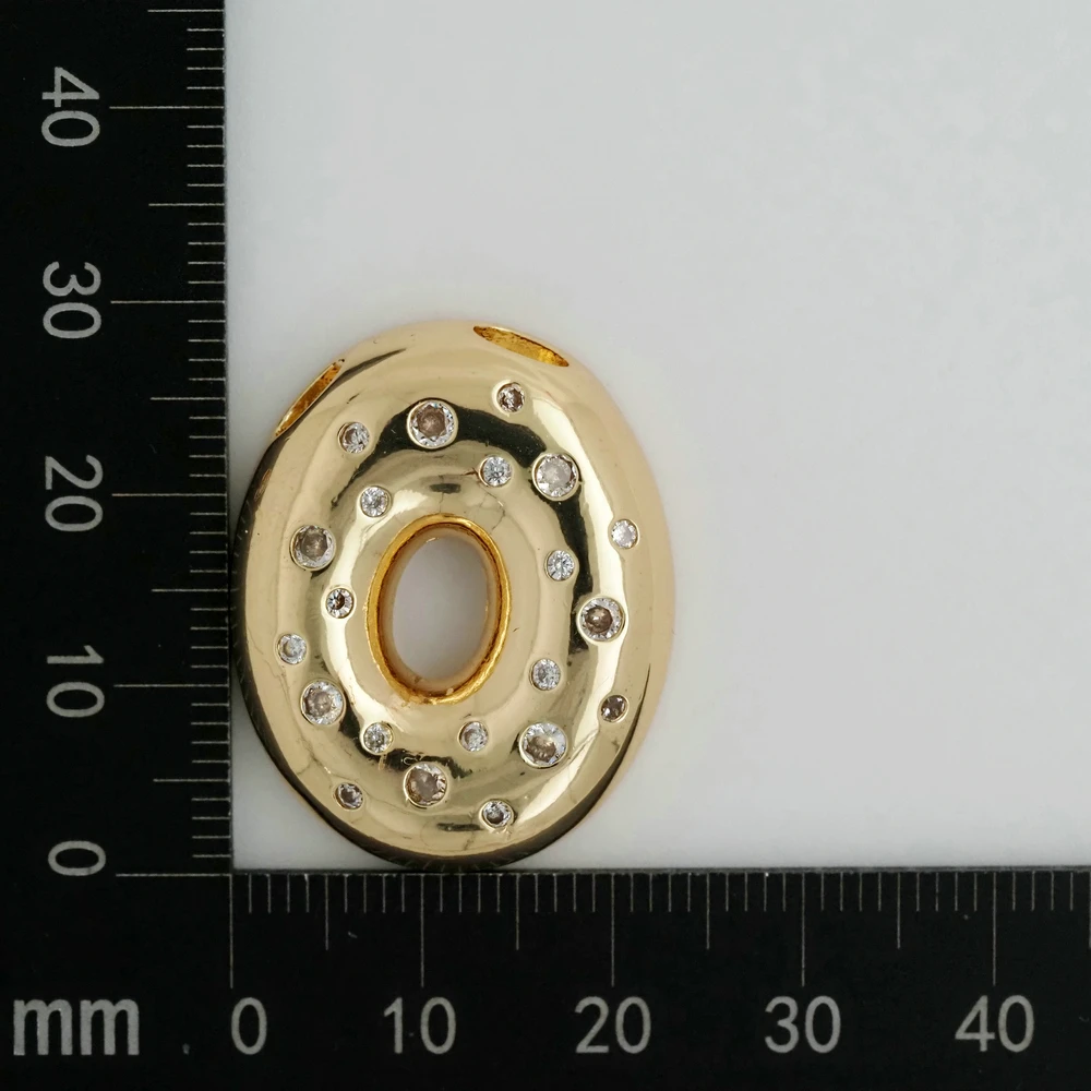 High Quality Copper Balloon Bubble Initial Letters 26 Alphabet Pendant Necklace Jewelry Charm Wholesale Accessories