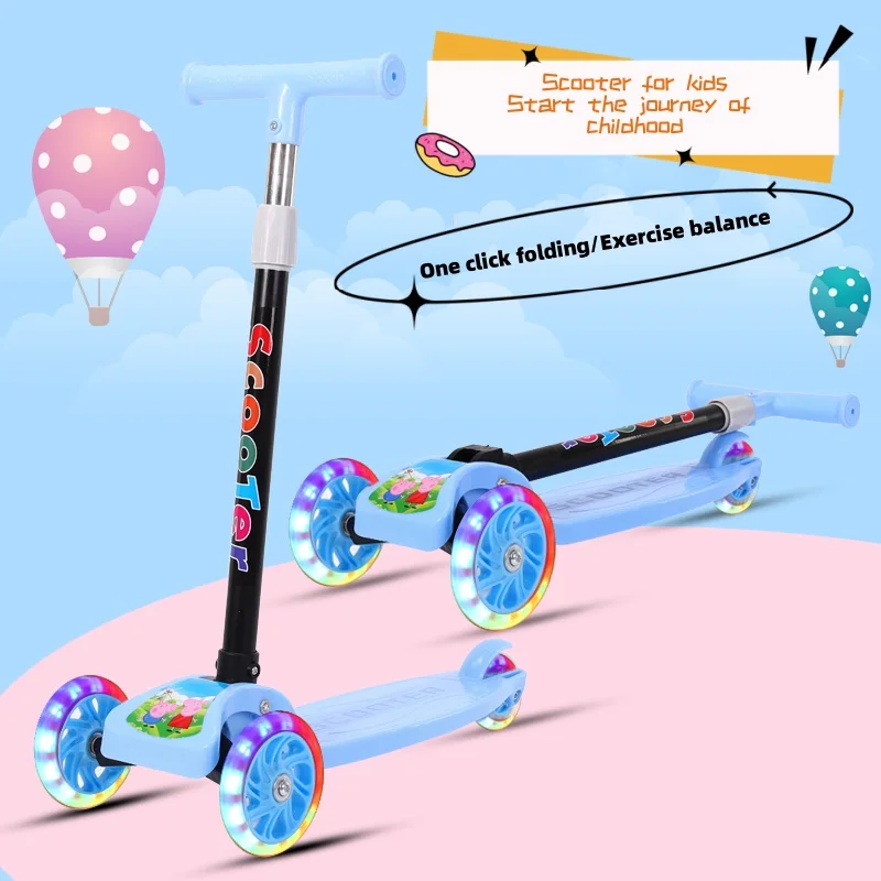 factory wholesale manufacturing drift scooter for kids/3 wheels scooter for kids/wheels scooter with pedal kids scooter foldable